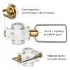 Adapter gazu 7/16