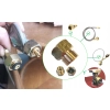 ADAPTER DUŻEJ BUTLI GAZOWEJ W21.8 W21.8×1/14 LH redukcja reduktor gwint gaz