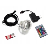 LAMPA RGB LED 12V zasilacz 230V dioda halogen wodoodporny ip67 oczko basen