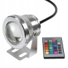 LAMPA RGB LED 12V zasilacz 230V dioda halogen wodoodporny ip67 oczko basen