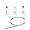 10szt OPASKA ZACISKOWA NIERDZEWNA 250mm stal metalowa opaski trytki zaciski